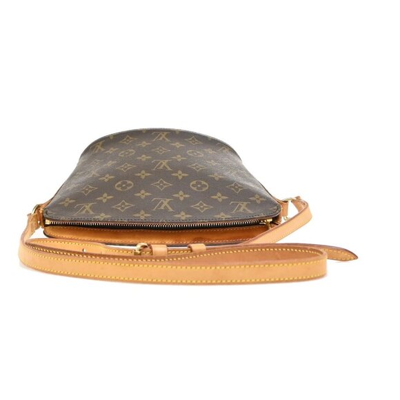 LOUIS VUITTON Logo Drouot Shoulder Bag Monogram Leather Brown M51290 88EF355 - Picture 5 of 16